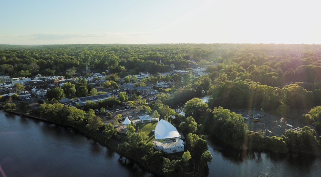 Drone Photo overlooking a part of Westport