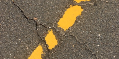 Crack in Road