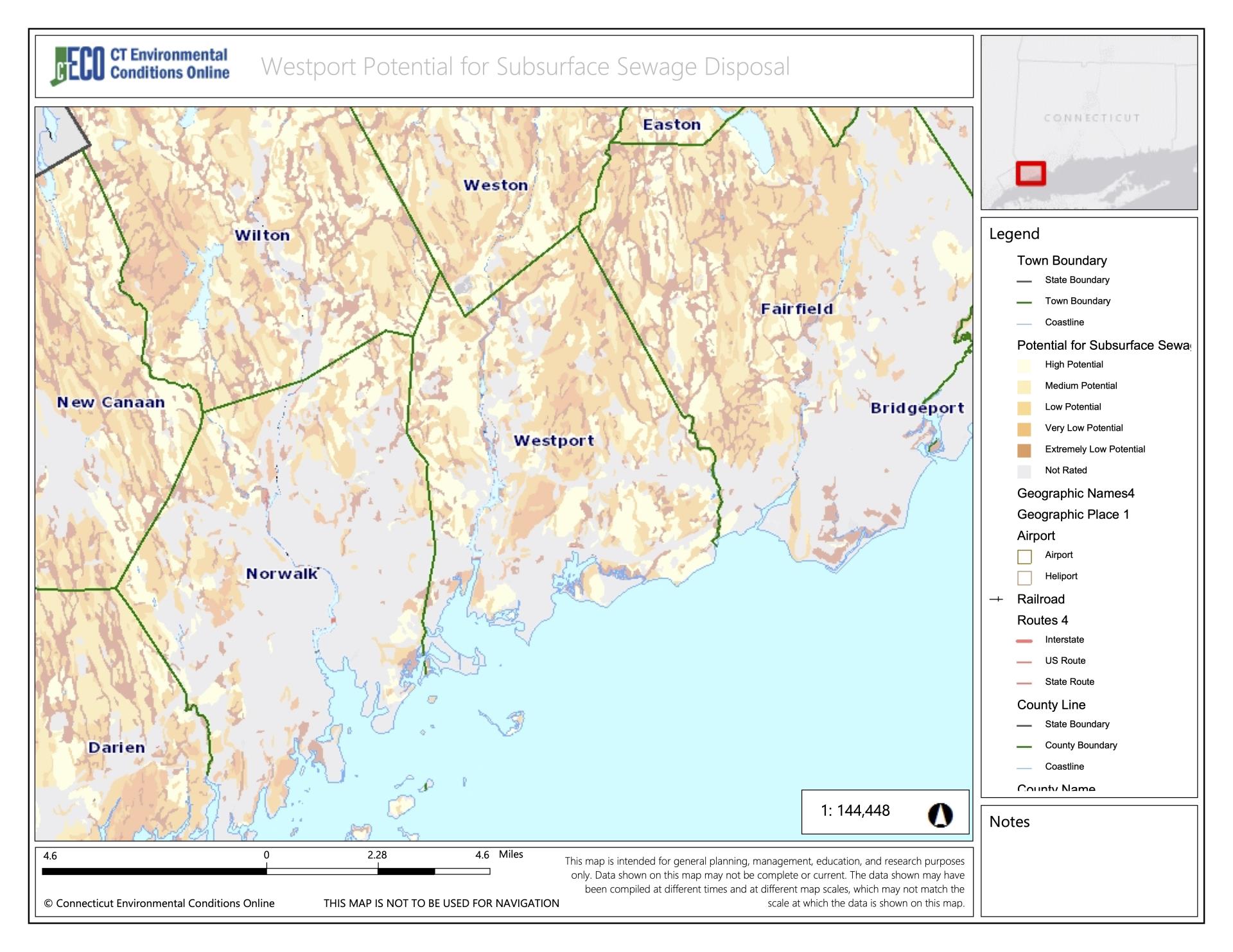 3Westport Open Space   Public Utility Maps