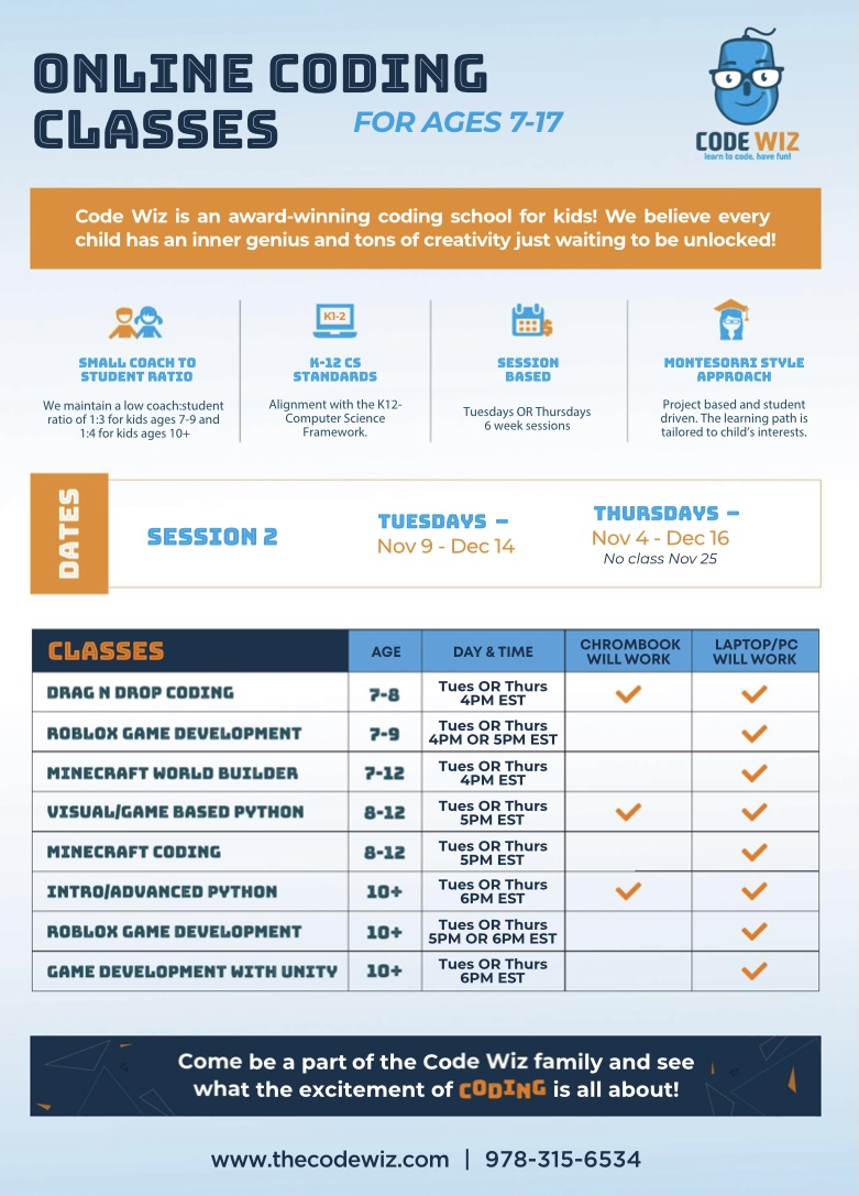 Code Wiz Fall Session 2