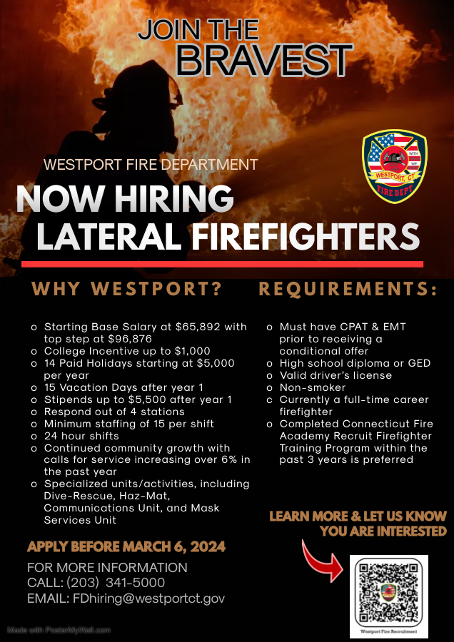 Westport Firefighter Recruitment 2024